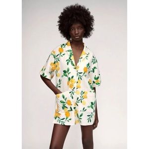 Zara Lara Dress — Lemon Print